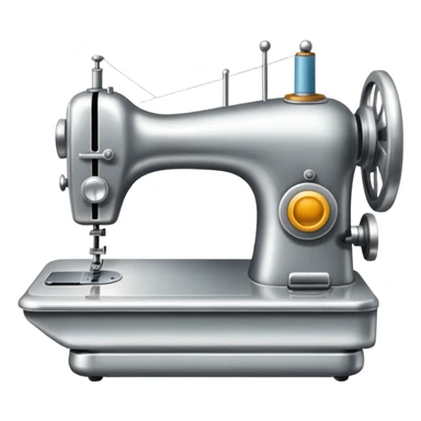Creame un emoji de una maquina de coser sticker