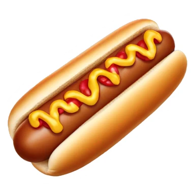 Giant hot dog  sticker