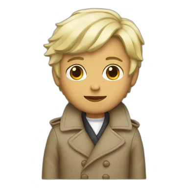 Ice Spice with trench coat sticker