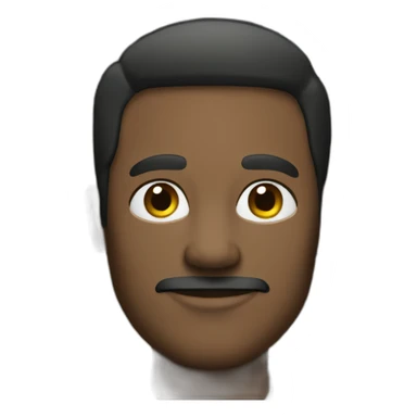 half black engineering man sticker