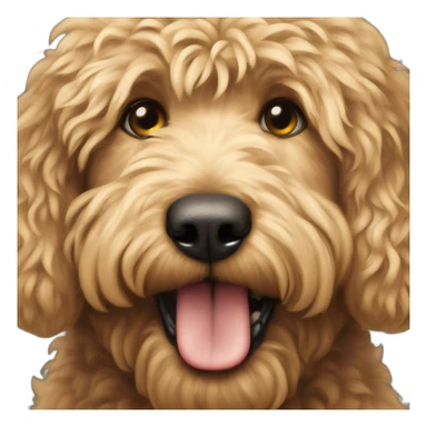 Rabid golden doodle sticker