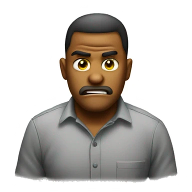 Stank face emoji sticker