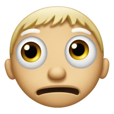 eyes wide surprised face jaw drop sticker