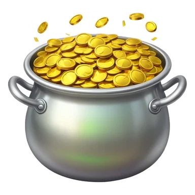 Pot of gold sticker