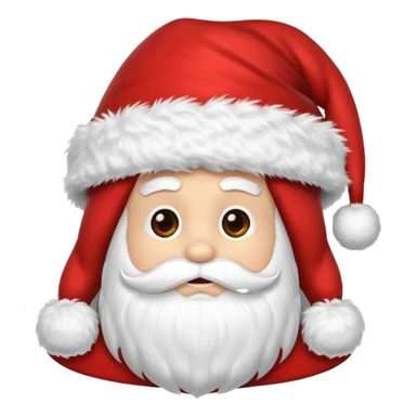 Satna clause hat without santa sticker