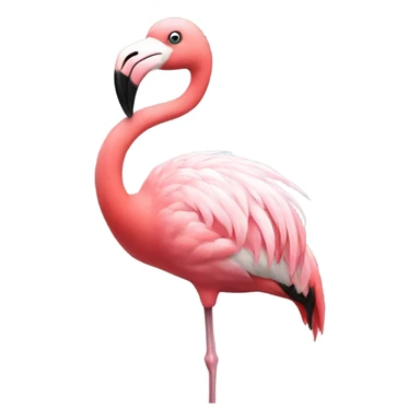 Flamingo in a bikini  sticker