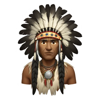 Indian chief dark horse sticker