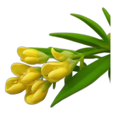 yellow lupine sticker