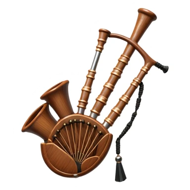 Scottish bagpipes sticker
