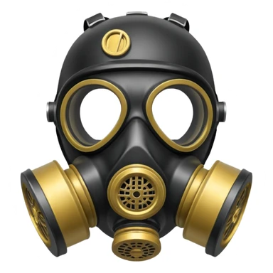 gas mask sticker