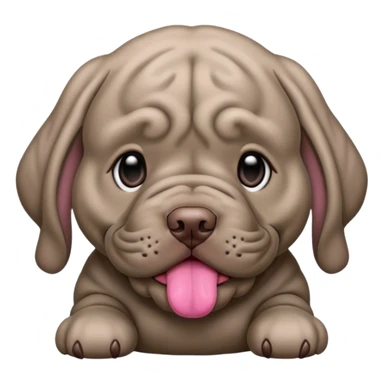 Neapolitan Mastiff cute sticker
