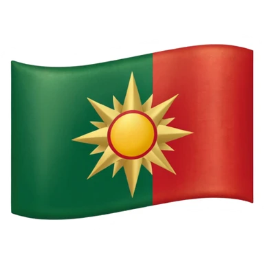 Kürdistan flag sticker
