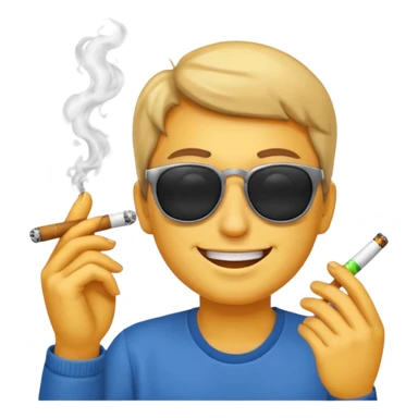 fait moi un pack demojis De fumeur sticker