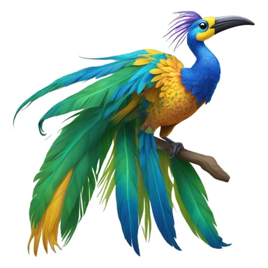bird of paradise sticker