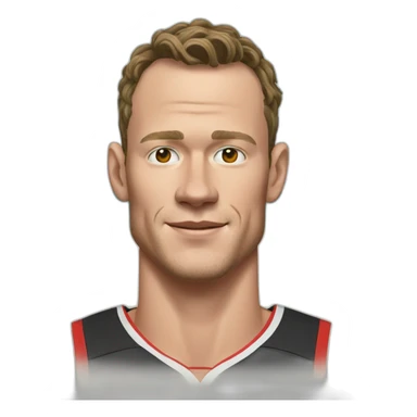 Jonathan Toews as a beach bum sticker