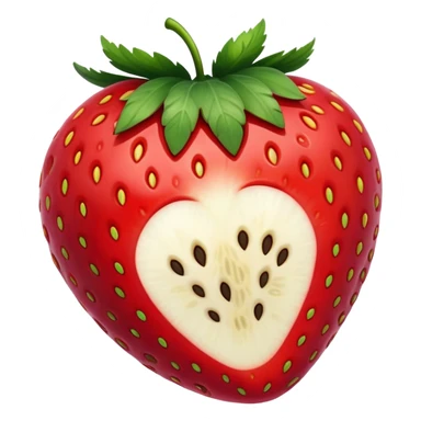 Giant strawberry sticker