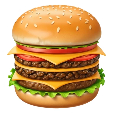 chin burger sticker