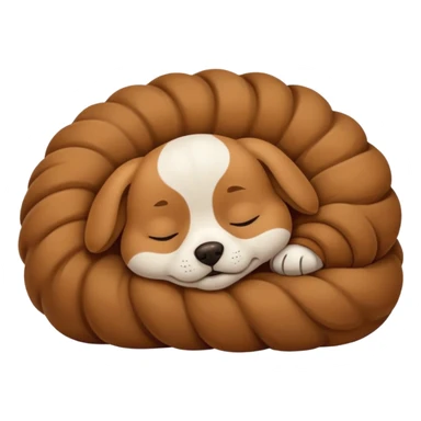 perro dormido sticker