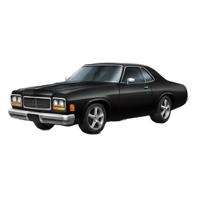 big black oiled up car sticker