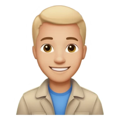 emoji de bienes y raices, un hombre y una casa en "venta for sale" sticker