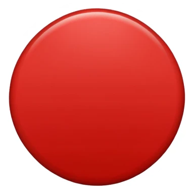 Red circle simple sticker