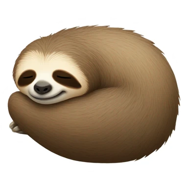Sloth sleeping  sticker