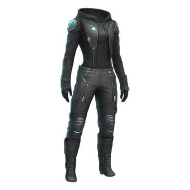 futuristic Technomancer Pants sticker