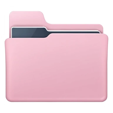 pastel pink folder aesthetic sticker