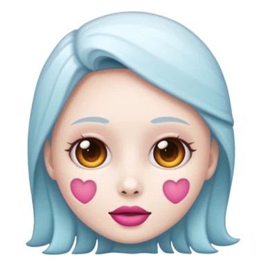 Make this 💀 with a 🎀 and some ✨ don’t make a backround and don’t change the original 💀  sticker