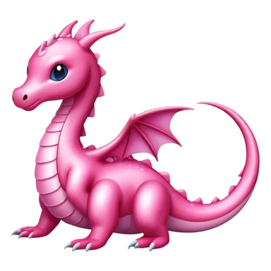 Pink Shiny Dragonair, full body sticker