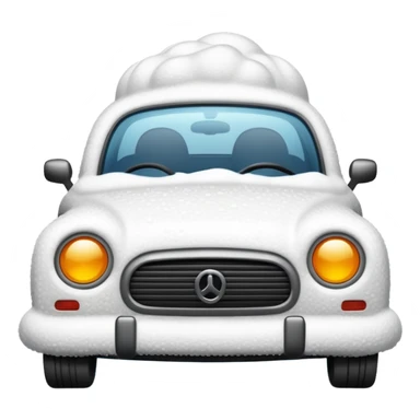 car with foam sticker