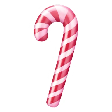 Light pink candy cane sticker