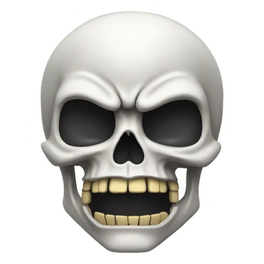 Angry skull. Add football helmet sticker