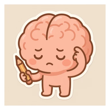 Brainwrote without text sticker