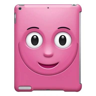 iPad 11 air with a pink case sticker