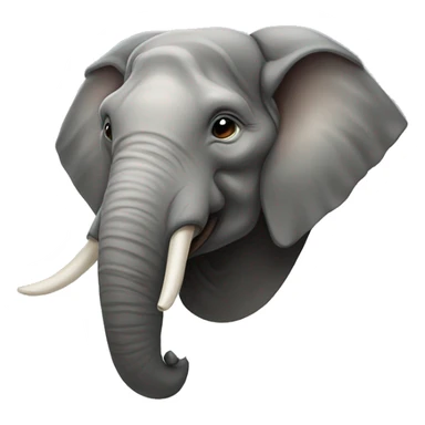 Russian Elephant head sticker