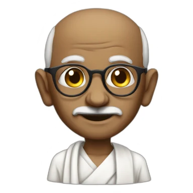 Ghandi sticker
