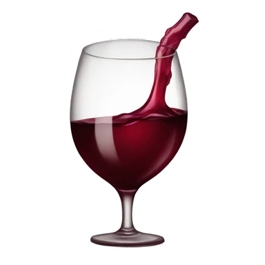 Wine red heart sticker
