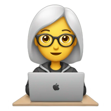 freelancer with laptop  sticker