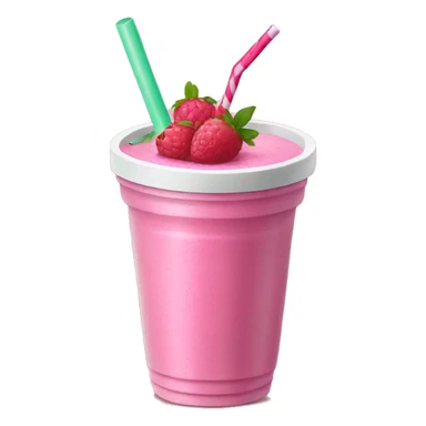 Pink smoothie sticker