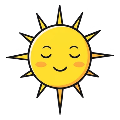 Sparkle Sun Shine  sticker