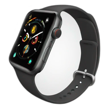 apple watch with logo sticker