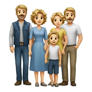 European Family  sticker