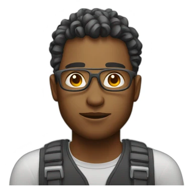 Software developer with mind blowing sticker