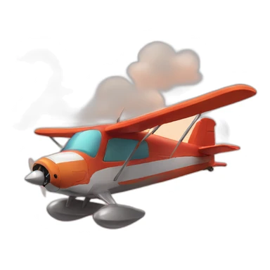 red-panda-fly-with-plane sticker
