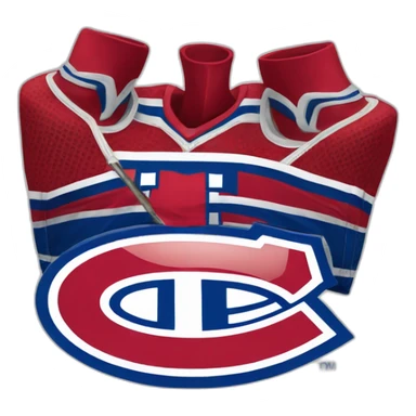 Canadiens Montréal Logo Realistic sticker