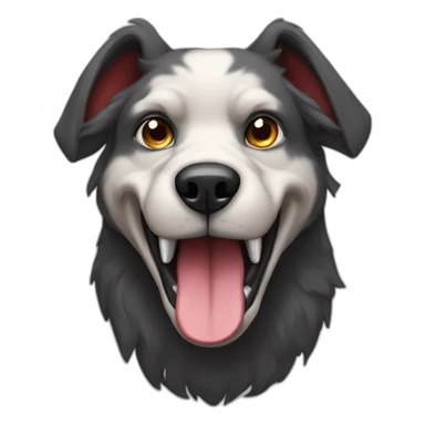 cerberus a dog with 3 head sticker