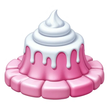 pink melting candy marshmallow renaissance landscape sticker