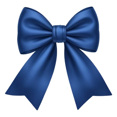 Laço azul escuro  sticker