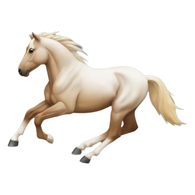 Mustang logo running horse  sticker